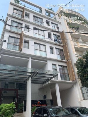 bán tòa chdv đường bùi đình túy p. 14 bình thạnh ngang 12m hầm 7 tầng giá 35 tỷ khai thác: 220tr/th