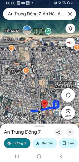 bán lô đất 144m2 ngang 6m đường an trung đông 7 sát ngay võ văn kiệt, gần biển mỹ khê