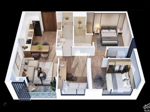 sót lại 1 căn 1pn và 1 căn 2pn view sông, view pháo hoa tại masteri rivera đà nẵng