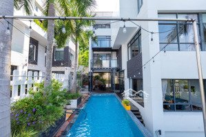 bán biệt thự 100% view biển bãi trước (ngay cáp treo) vũng tàu - dt 325m2 xây 1 trệt 3 lầu mới