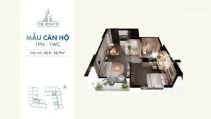 1tỷ7/căn 48m2, 1pn+, chung cư cao cấp mặt đường bùi viện, kiến an, hải phòng