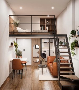 duplex xịn sò, nằm giữa đh văn lang và đh công nghiệp cho ở tối đa 6 người