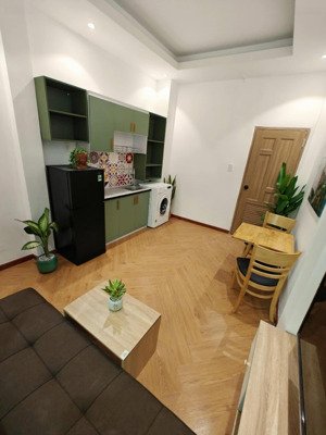 chdv 1pn tách bếp riêng biệt, máy giặt riêng, nội thất đầy đủ khu an ninh, yên tĩnh ~45m2