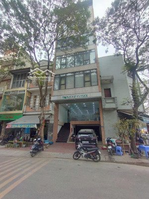 cho thuê tòa nhà đường bùi huy bích, hoàng mai. dt 100m2 7 tầng, mt 7m, có thang máy. giá 60tr/th