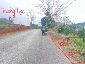 đất mặt đường 7m, tỉnh hòa bình, chủ đất bán trực tiếp không qua môi giới