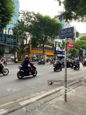mặt phố thái hà, building thông sàn ô tô dừng đỗ, 150m, 60 tỷ