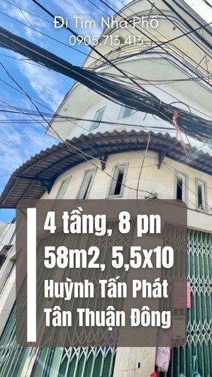 bán nhà riêng đẹp xuất sắc tại huỳnh tấn phát, tân thuận đông, q7, 4,8 tỷ, 58m2