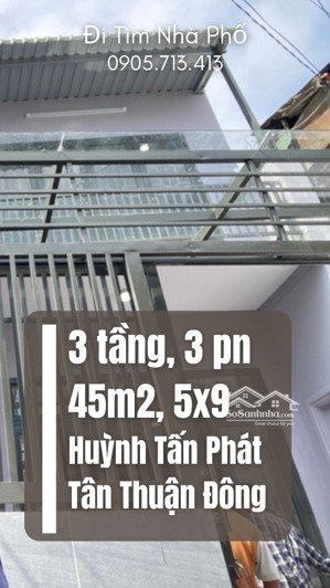 bán nr đẹp xuất sắc 3pn 3wc 45m2 tại huỳnh tấn phát, tân thuận đông, q7, hcm, 4,4 tỷ