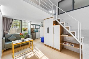 đi bộ tới vlu- cho thuê duplex siêu xinh thang máy - full tiện nghi