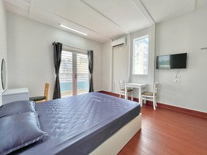 căn hộ 1 phòng ngủ - ban công lớn- full nt- 45m2 vị trí ngay cầu bông,chợ bà chiểu,tân định quận 1