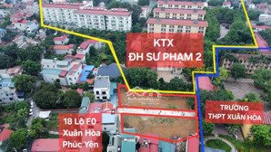 bán đất tại võ thị sáu, 1 tỷ, 65m2, phúc yên, vĩnh phúc
