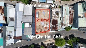 bán lô đất 2 mặt tiền đường hải hồ dt hơn 200m2 ngang 12m,