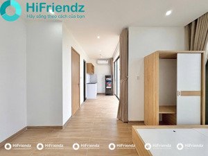 studio đầy đủ nội thất, new 100%, có ban công riêng thoáng mát, siêu to, được nuôi pet