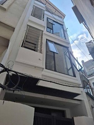 bán nhà phố ngọc lâm: dt 35m2 x 5 tầng - 3ngủ, nội thất đẹp, ngõ thông. gía chào 7,55 tỷ(tl)