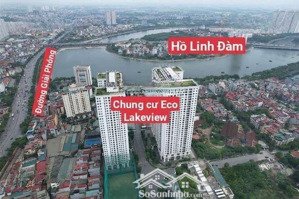 bán cc eco lake view, 5,7 tỷ, 91m2, 3pn, 2wc, nội thất đầy đủ tại đại từ, hoàng mai, hà nội