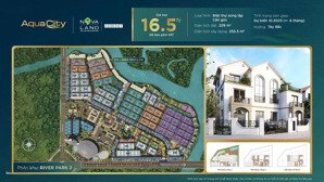 biệt thự song lập căn góc view sông - vị trí vàng tại aqua city