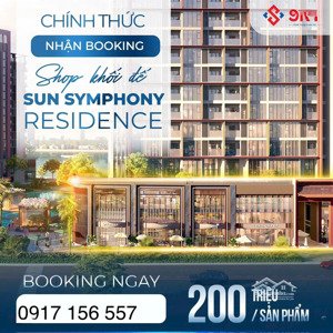 bán shophouse đẹp xuất sắc tại sun symphony residence, 13,7 tỷ, 139,7m2-chiếc khấu khủng