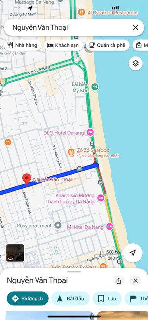 cách biển 500m! bán nhà cấp 4, mt nguyễn văn thoại, q. sơn trà, 105m2, 26.9 tỷ