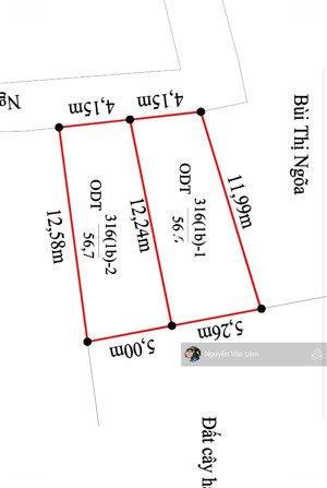 bán đất tại phường hoa động, 1,59 tỷ, 56,7 m2, view đẹp, ngõ rộng