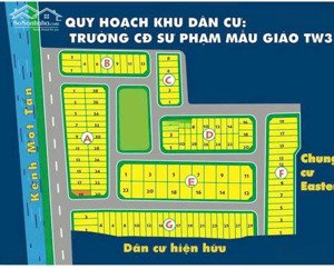 dt: 138,6m2 ngang 6m. giá 75tr/m2. khu dc mẫu giáo tw3 p. phú hữu - ngay vòng xoay liên phường