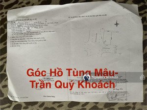 bán lô góc 2 mặt tiền hồ tùng mậu trần quý khách 206,8m cách biển 600m đang kinh doanh cafe