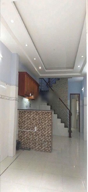 cho thuê nhà hẻm 3m(bg) dương bá trạc, p.1, q.8 giá 14tr
