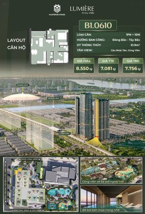 lumière prime hills cổ loa căn hộ hạng sang giữa trung tâm đô thị tương lai