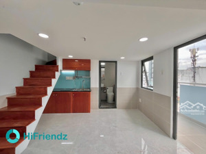 1 phòng ngủ 1 phòng khách thiết kế dạng duplex tách biệt, nhà mới khai trương ngay trung tâm q7