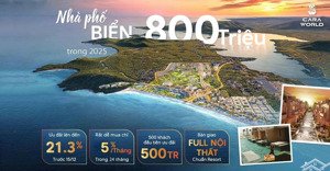 bán nhà biệt thự caraworld cam ranh, giá siêu hời 6 tỷ vnd, 122.4 m2, 3pn, 4wc