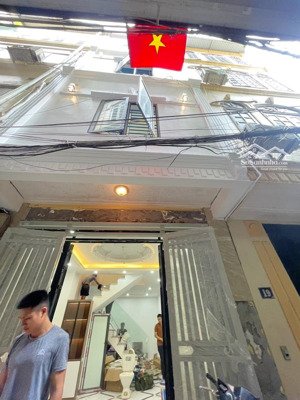 bán nhà hoàng mai dt 43m 5 tầng ô tô vào nhà.