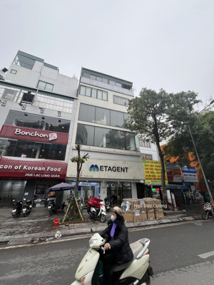 cho thuê mbkd nguyễn chánh 95m x 4t, mt 6m, thang máy xung quanh nhiều trg học, dân cư 