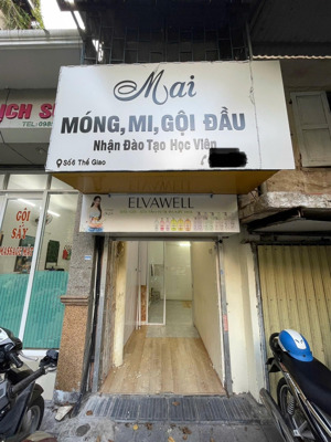 cho thuê nhà mặt phố 2 tầng - số 6 thể giao - hn