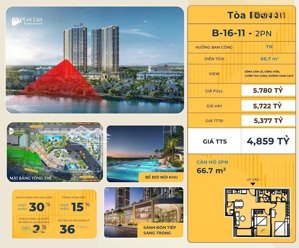 bán căn 2pn masteri rivera view sông - giá cực mềm