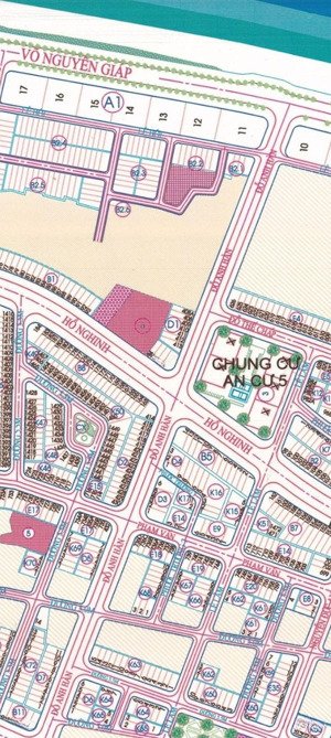 3 lô hồ thấu thông biển. s= 238m2 ( 15x16) kẹp luồng thoáng. giá: 37 tỷ