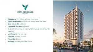 the vista residence chỉ từ 55 triệu/m2 view bao trọn đà nẵng - trung tâm quận hải châu+ nhận ưu đãi