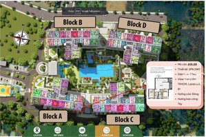 căn góc 2pn 2wc dt 77m2. tầng cao view tphcm. giá chỉ 5 tỷ bao thuế phí. lh 