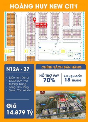 bán căn xẻ khe tại hoàng huy newcity