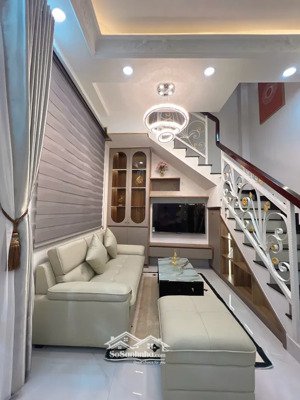 nhà đẹp - đủ nội thất. bán nhà thích quảng đức 4 tầng, 3pn, 4wc giá 6.65 tỷ