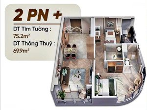 rẻ nhất thị trường quỹ 2pn mức giá chỉ 55tr/m2 chiết khấu 14% cđt view pháo hoa