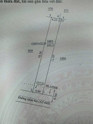 bán đất an tây bến cát bình dương gần ubnd xã, 5x40 giá 1ty080tr