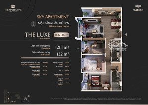 3pn rẻ nhất dự án the matrix one lê quang đạo , giá chỉ 12xx tỷ full nội thất