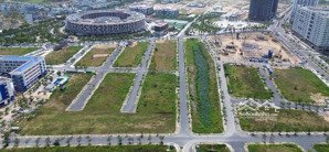 bán vài lô mặt tiền công viên sát sông phân khu t2 fpt