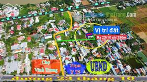 BÁN ĐẤT Đường 23/10 Vĩnh Trung 1.7 tỷ VĨNH TRUNG – TÂY NHA TRANG