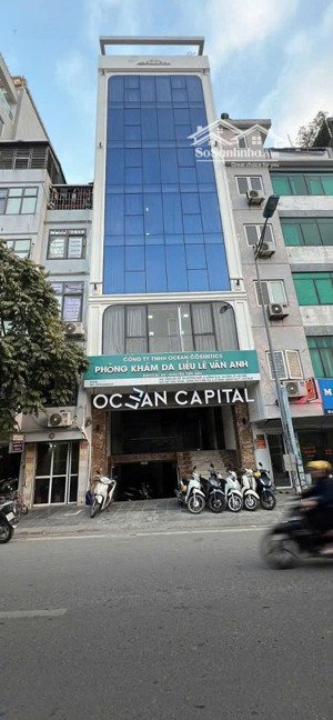 cho thuê tòa nhà 08 tầng 1 hầm mặt đường 188 đường bưởi,ba đình,hà nội.mt gần 7m.giá 95tr/tháng