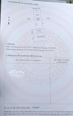 lô rẻ nhất mb 1036 đông thịnh. dt 93,5m2. mt 5,5m hướng nam mát mẻ