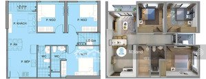 cần bán gấp căn 3 phòng ngủ 82m2 - 4,1 tỷ, đã có sổ full nội thất. hỗ trợ vay 70%. lh: 