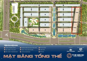 the 826ec, nền sh mặt tiền đối diện t&t, thanh toán 6-18t chiết khấu 5%, miễn lãi + góc khi vay nh