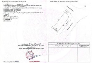 bán lô góc nam hoà xuân đối diện trường học b2.81 lô 42, giá 6 tỷ 950. lh: 