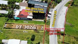 chủ cần bán nhanh lô đất mặt tiền đường hương lộ 39, xã suối tiên