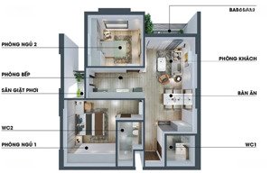 chính chủ cần bán gấp căn hộ 2 phòng ngủ(64m2) - view biển - gần đh bách khoa đà nẵng giá rẻ